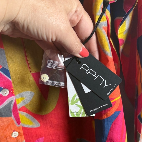 APNY Boyfriend Button-up Shirt Size XXL - Picture 5 of 8